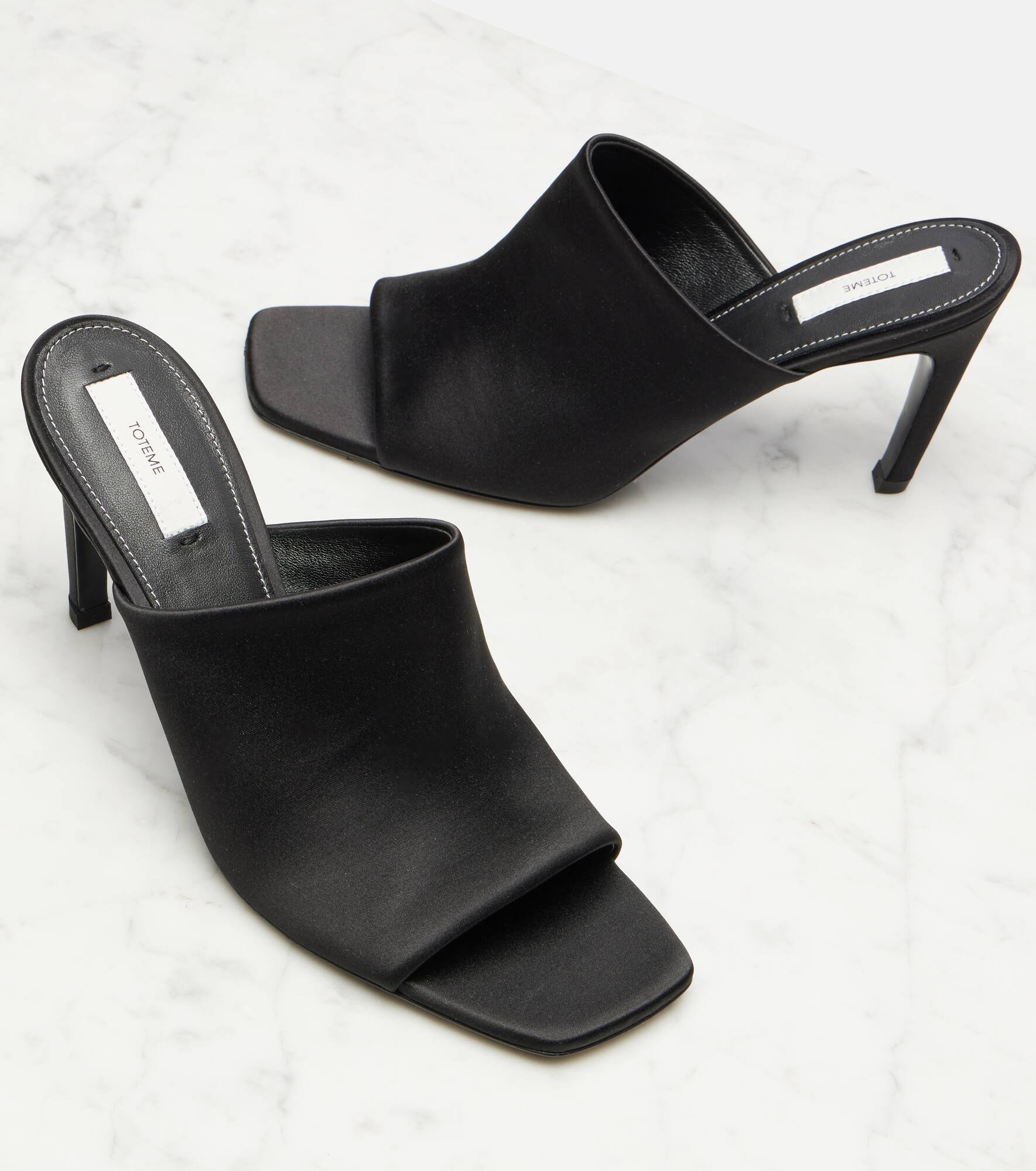 85 satin mules - 5