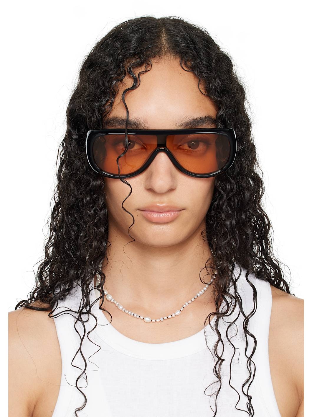SSENSE Exclusive Black Sayf Sunglasses - 4