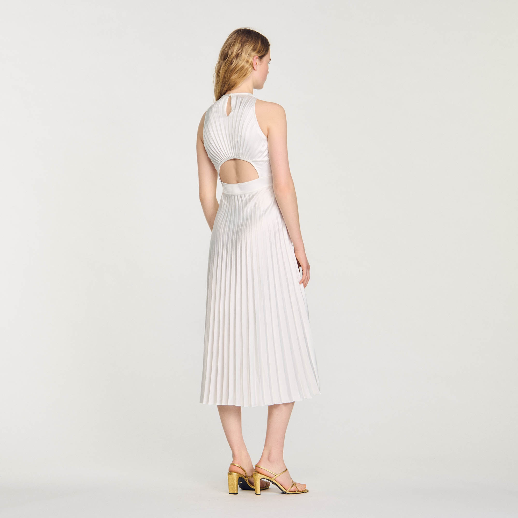 PLEATED MAXI DRESS - 6