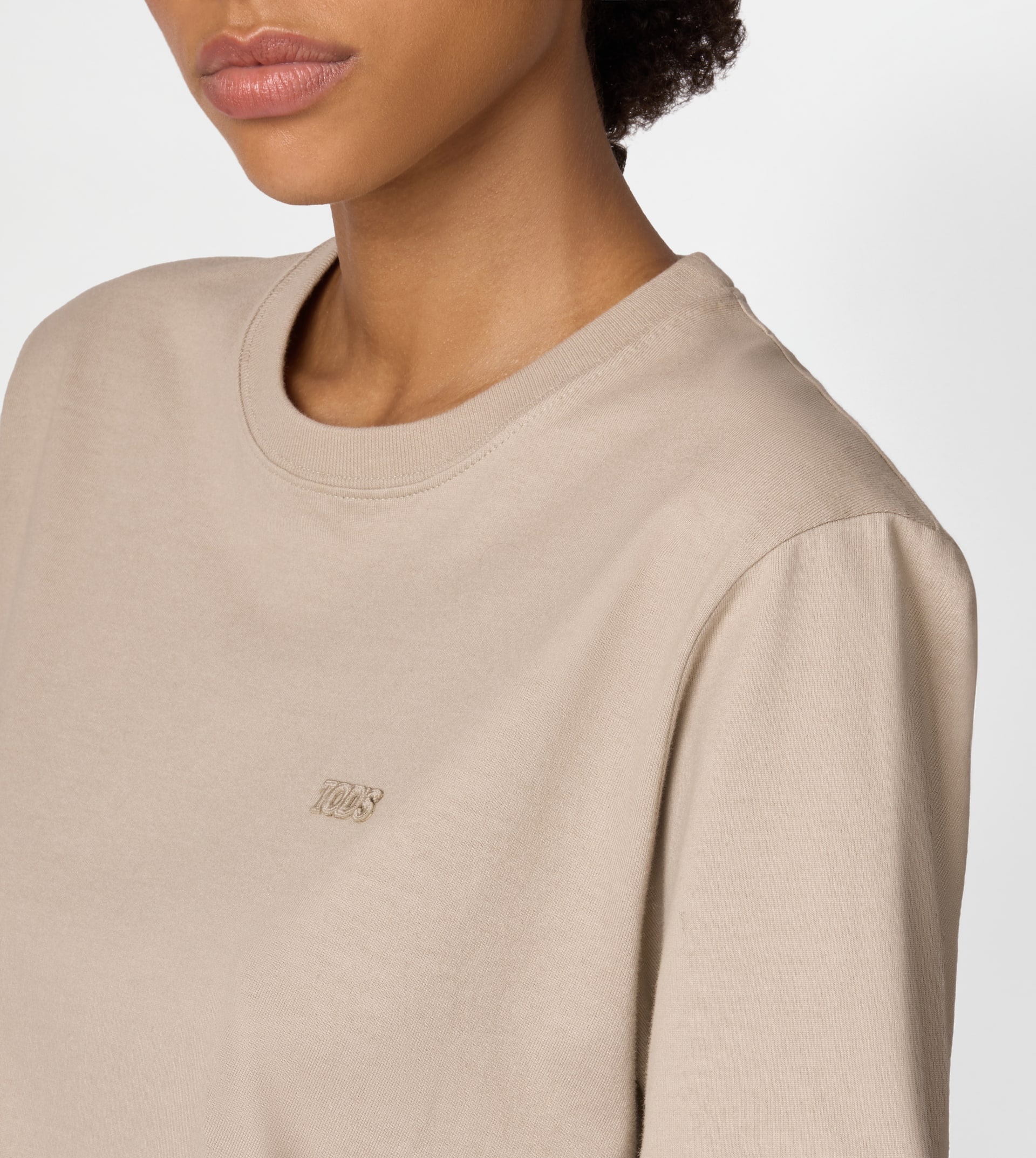 T-SHIRT IN JERSEY - OFF WHITE - 5