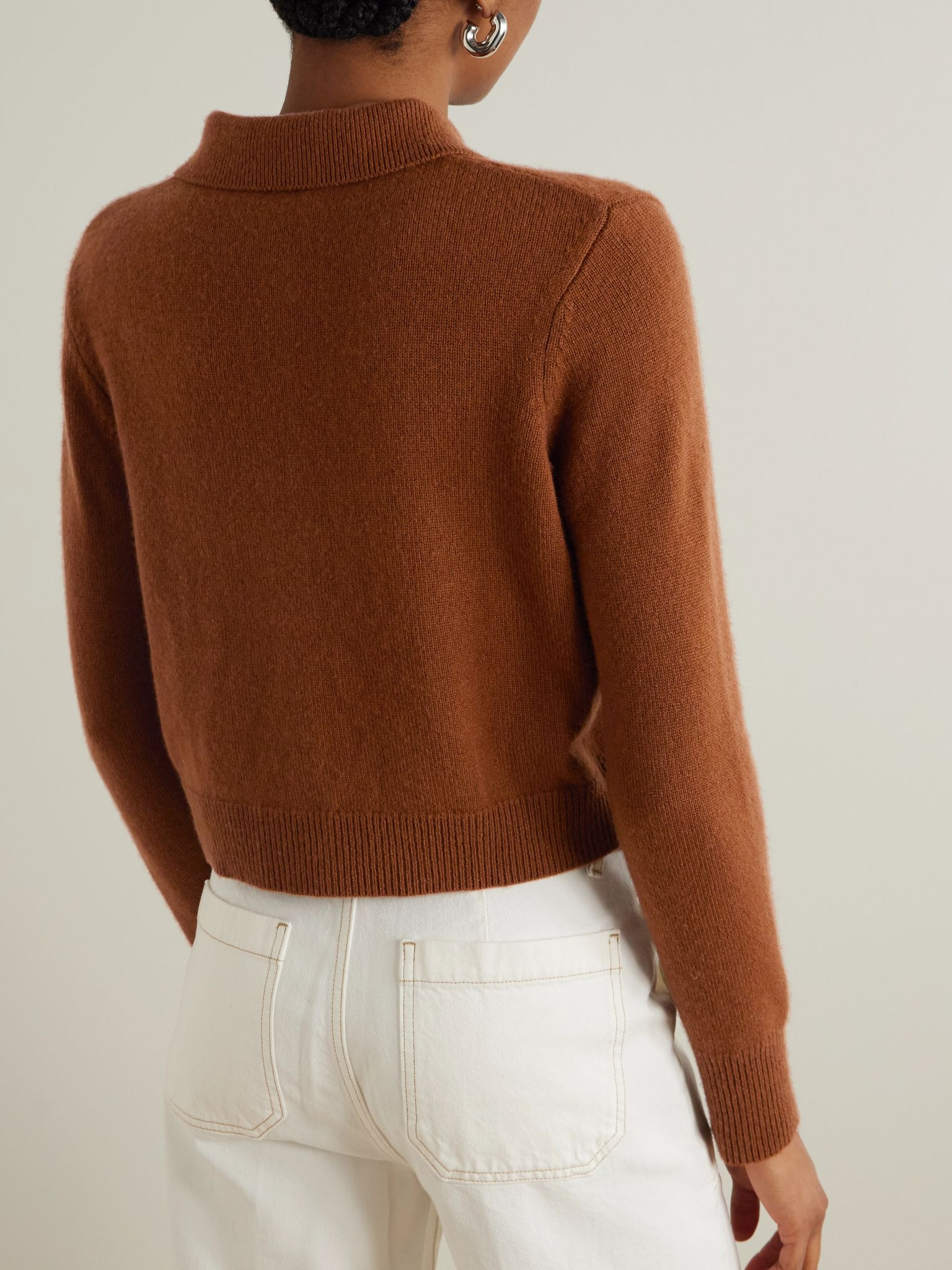Cashmere cardigan Brown - 4