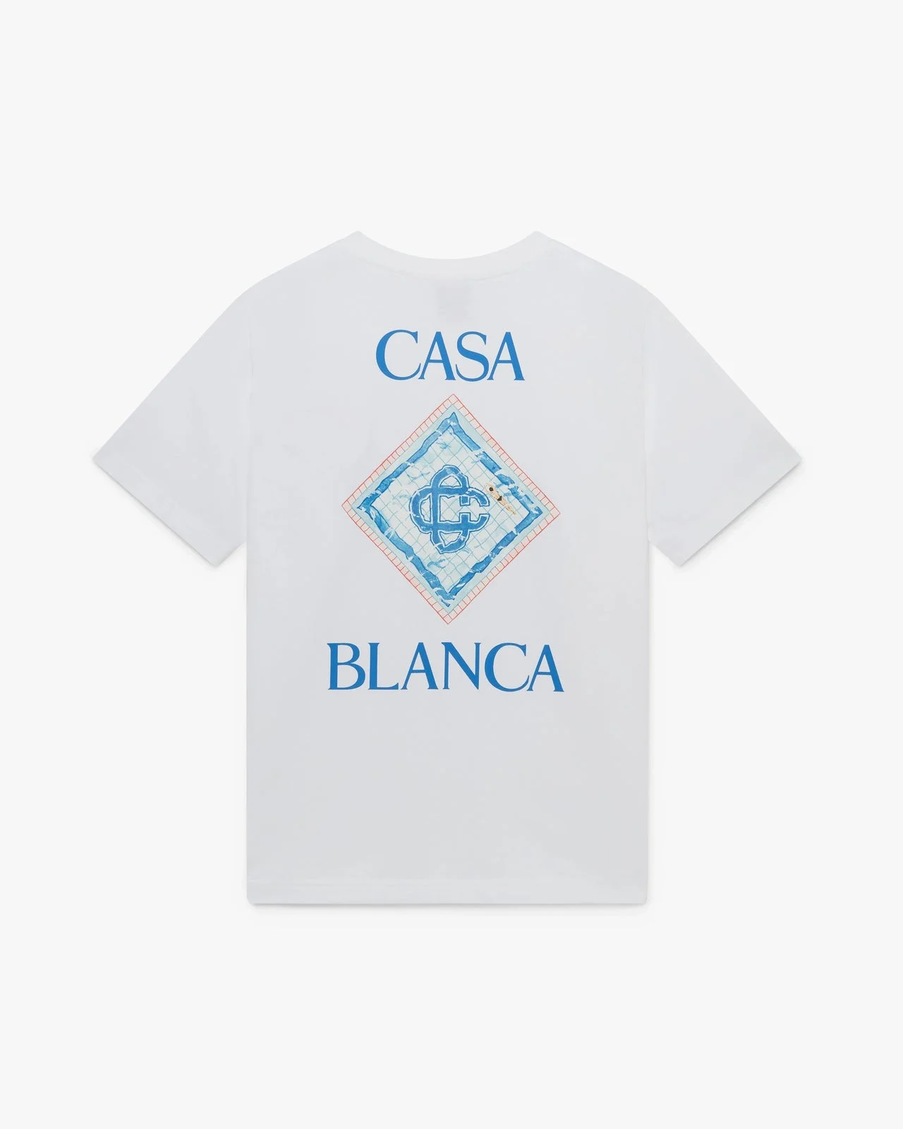 White Casablanca Pool Short Sleeve T-Shirt - 1