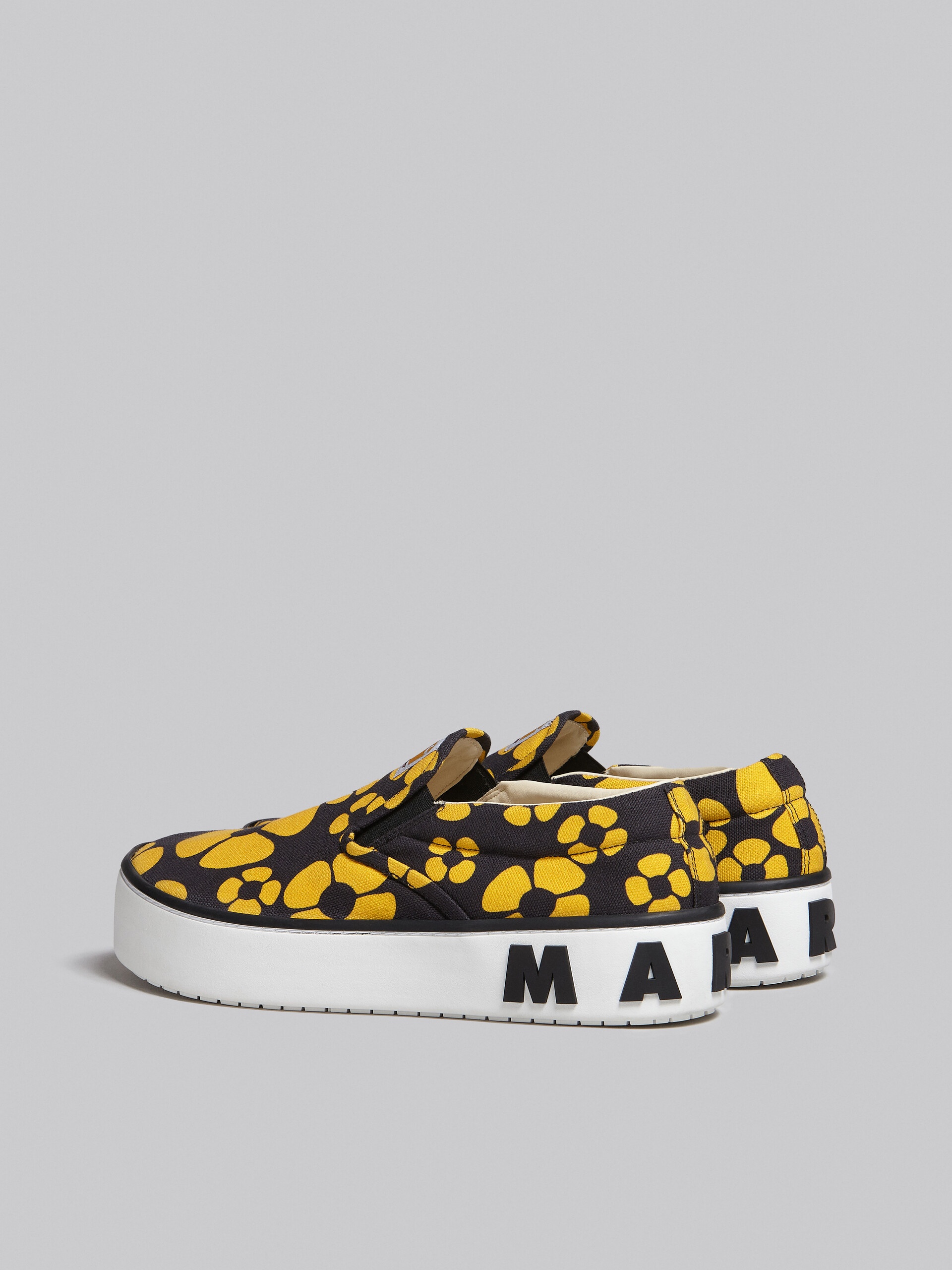 MARNI X CARHARTT WIP - YELLOW SLIP-ON SNEAKERS - 3