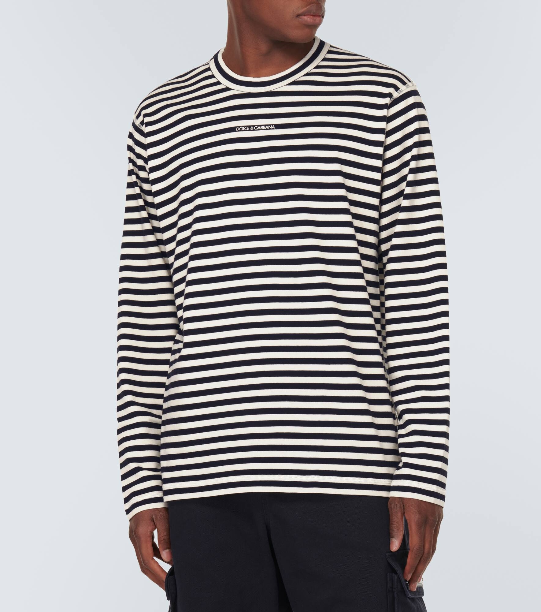 Striped cotton jersey T-shirt - 3