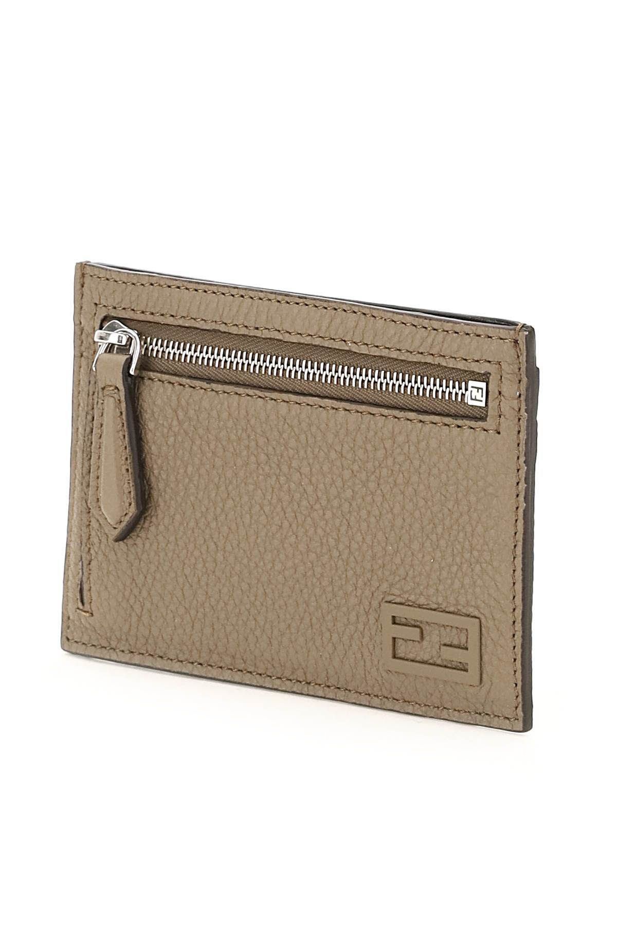 CUOIO ROMANO LEATHER ZIPPED CARD HOLDER - 4