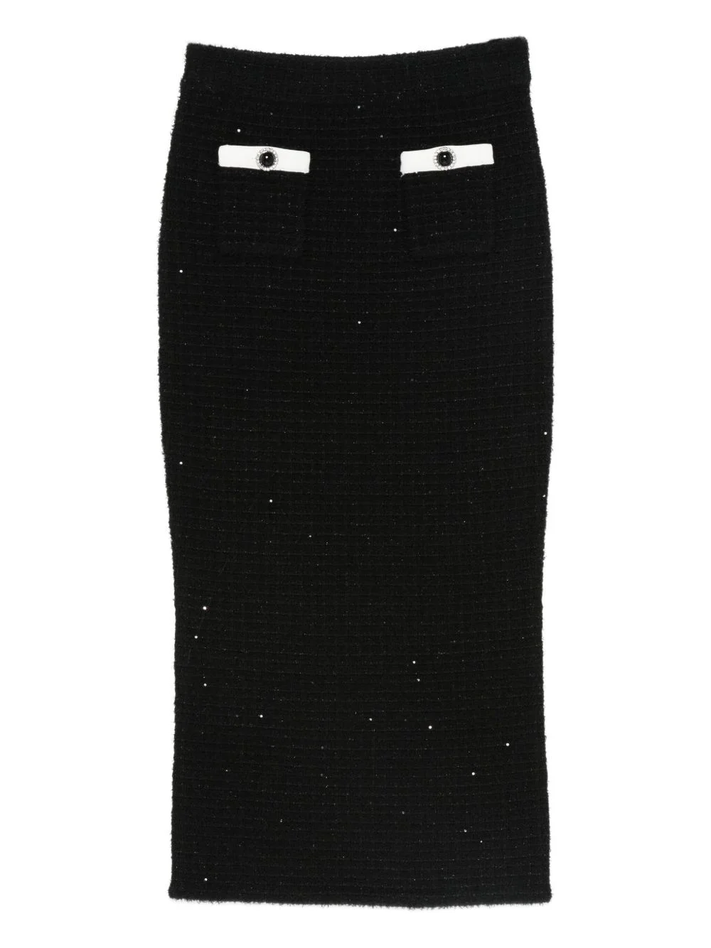 button-pocket skirt - 1