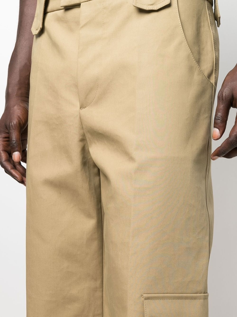 straight-leg utility trousers - 5