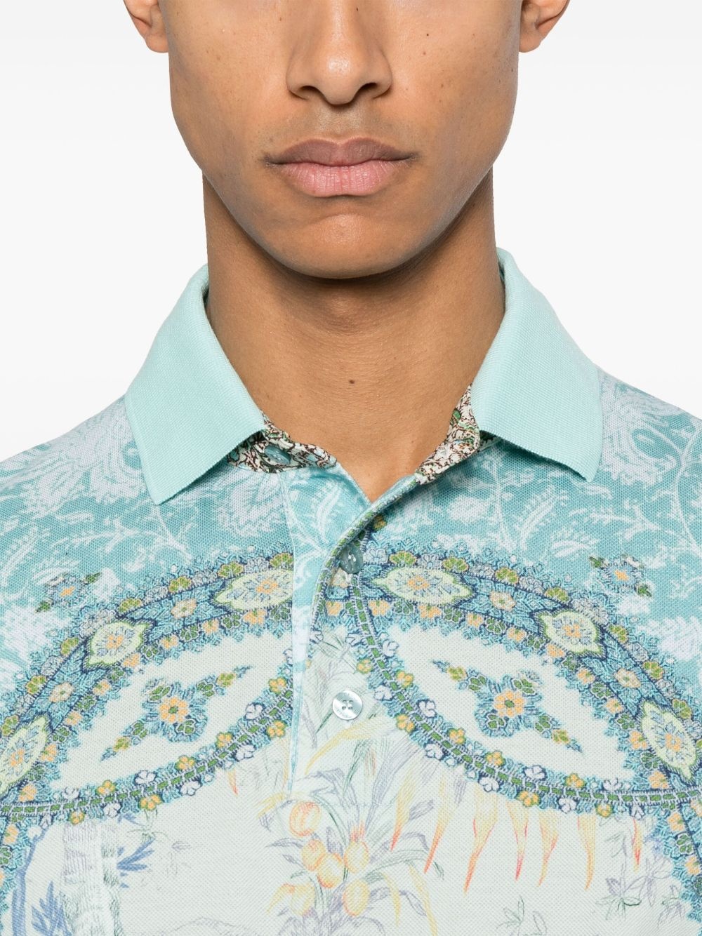 graphic-print polo shirt - 4