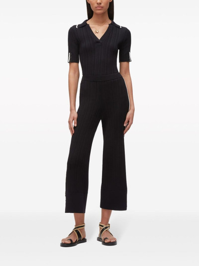 3.1 Phillip Lim piped-trim flared trousers outlook