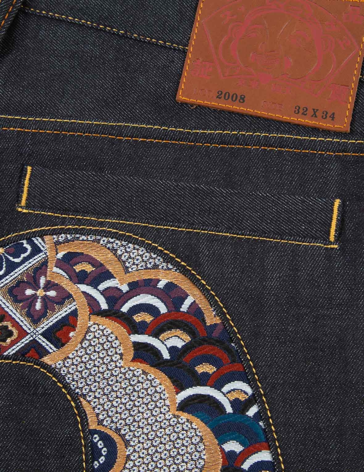 BROCADE DAICOCK INSERT REGULAR FIT JEANS #2008 - 11
