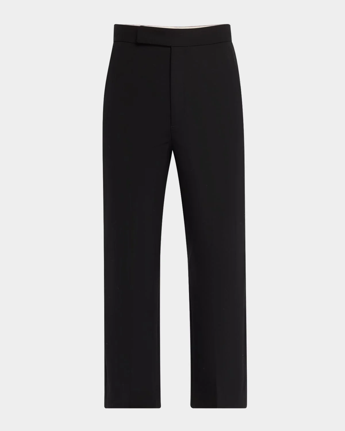 High-Rise Straight-Leg Crop Trousers - 1