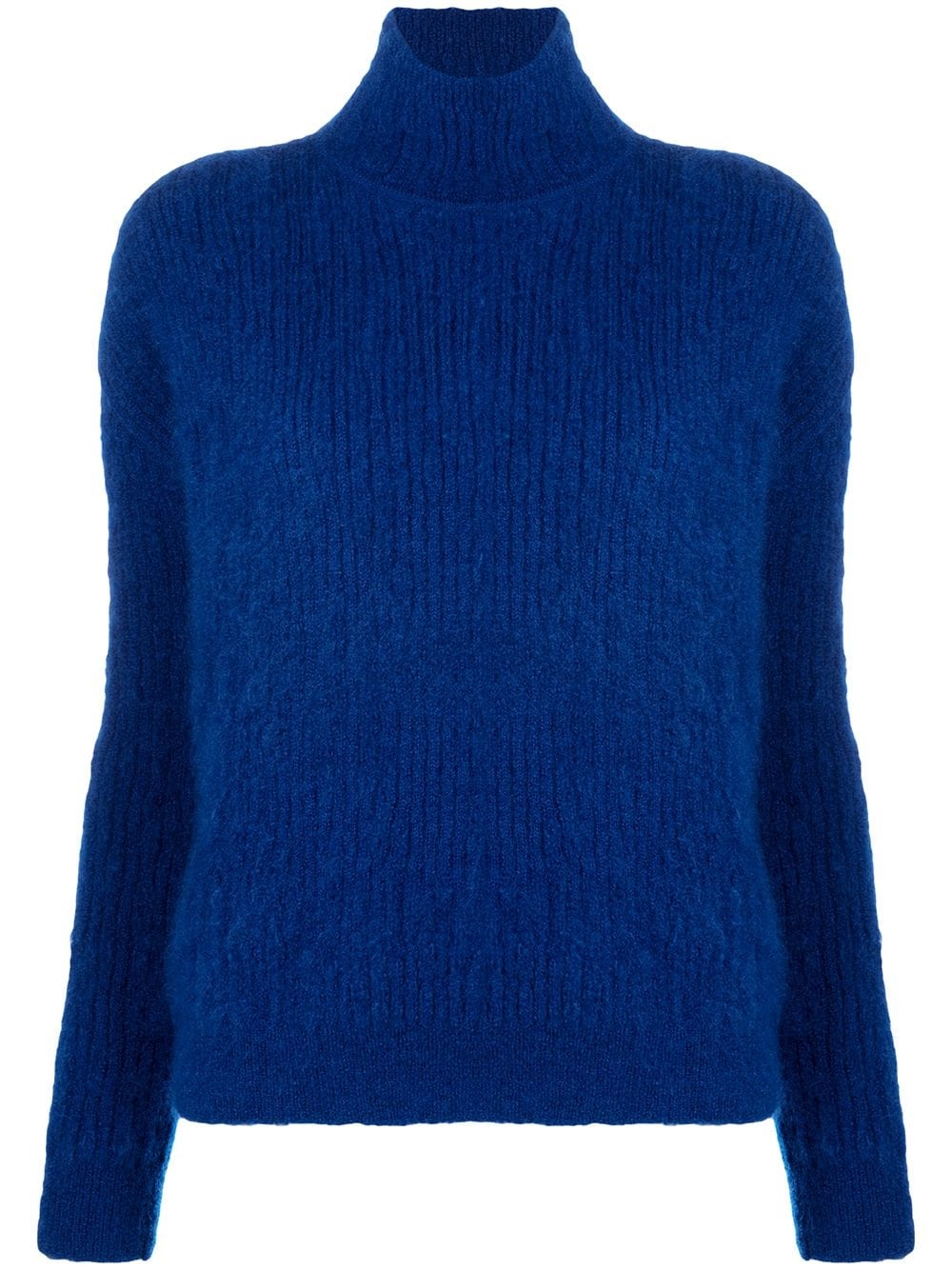 roll-neck knitted jumper - 1