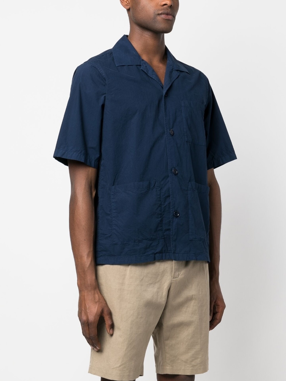 short-sleeve cotton shirt - 3