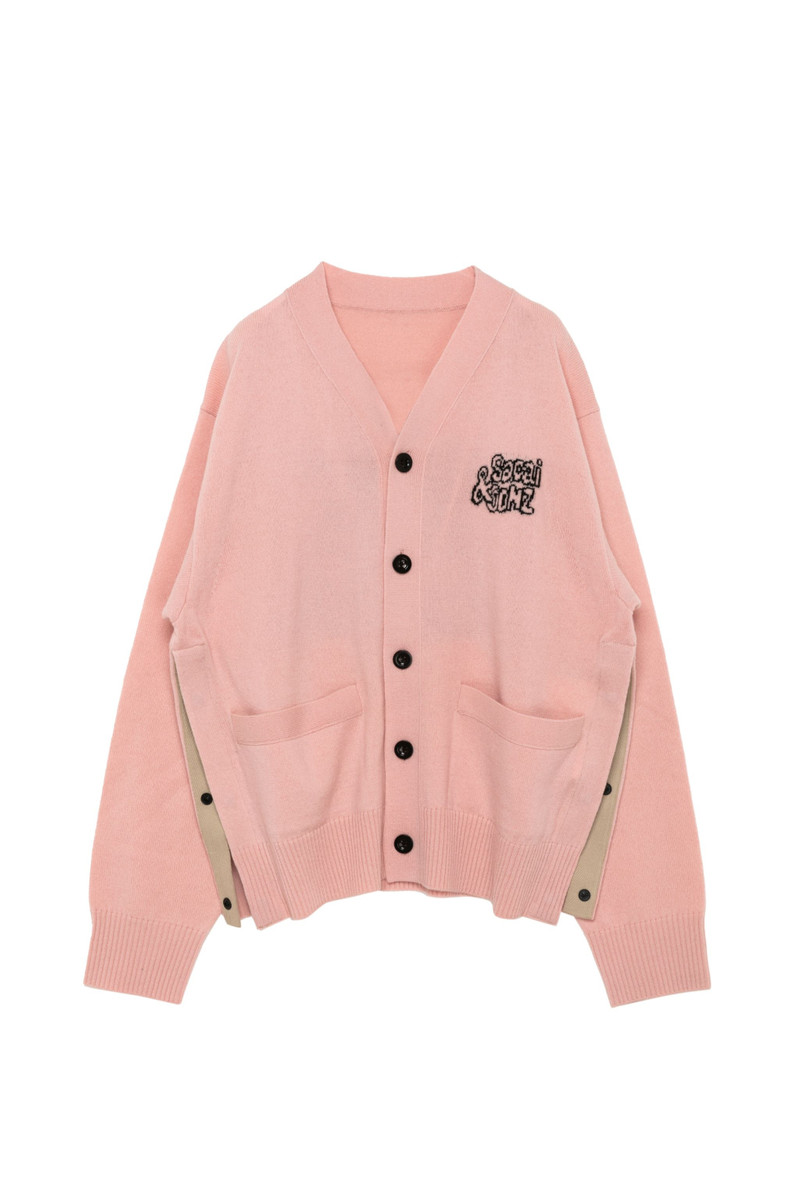 sacai sacai Gonz Wool Knit Cardigan outlook