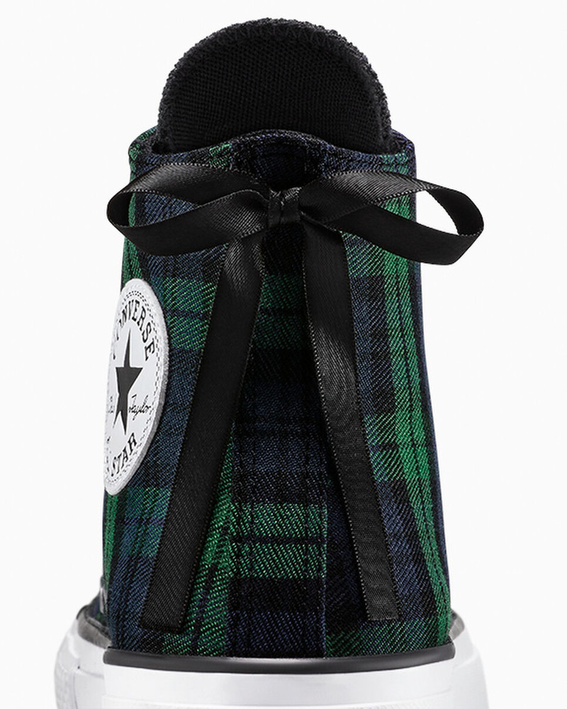 Chuck Taylor All Star Lift Platform Plaid 9