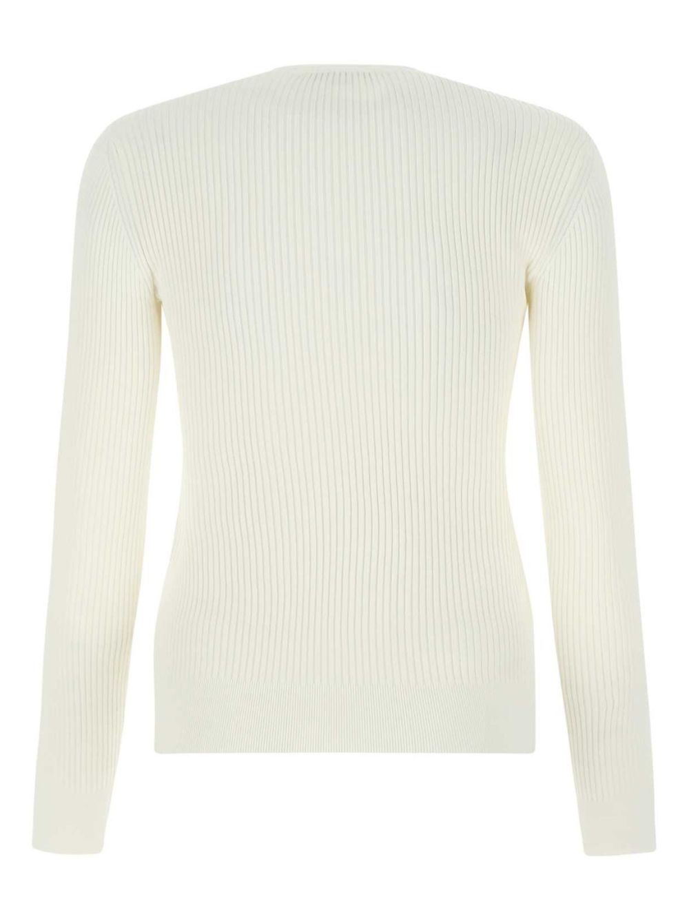 ribbed-knit button-detail top - 2
