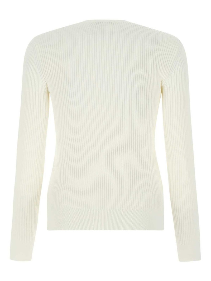 Alexander McQueen ribbed-knit button-detail top outlook