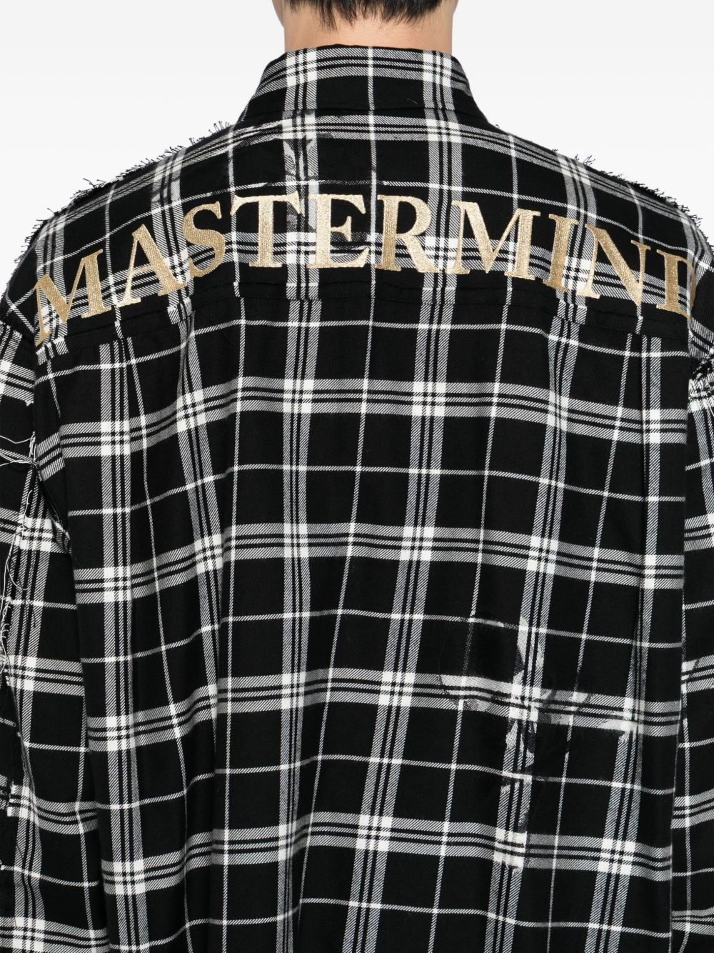 logo-embroidered shirt - 5