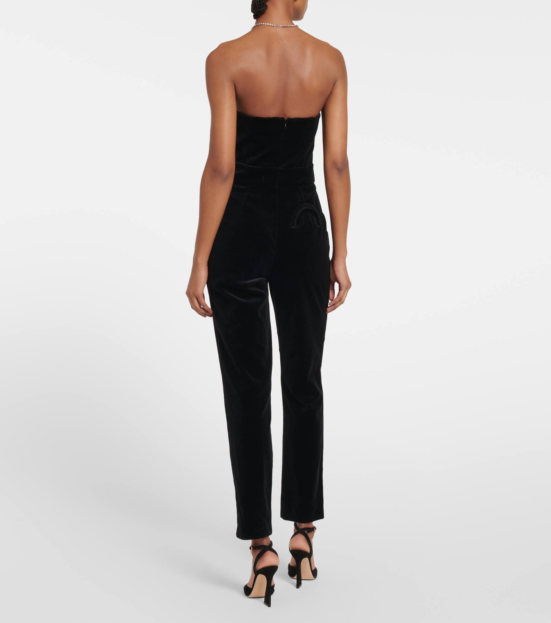 Clyde velvet jumpsuit - 3