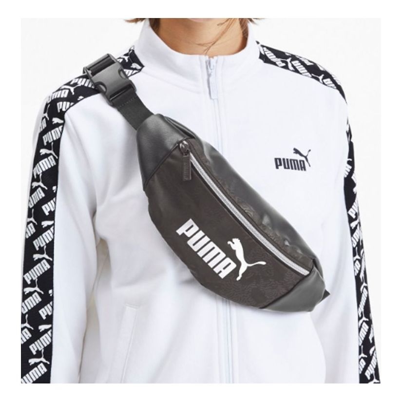 (WMNS) PUMA Core Up Waist Bag 'Black White' 076975-01 - 3