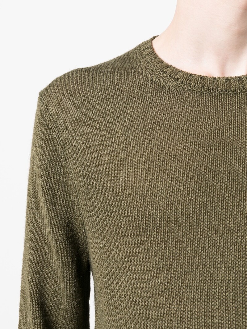 crew-neck long-sleeve jumper - 5