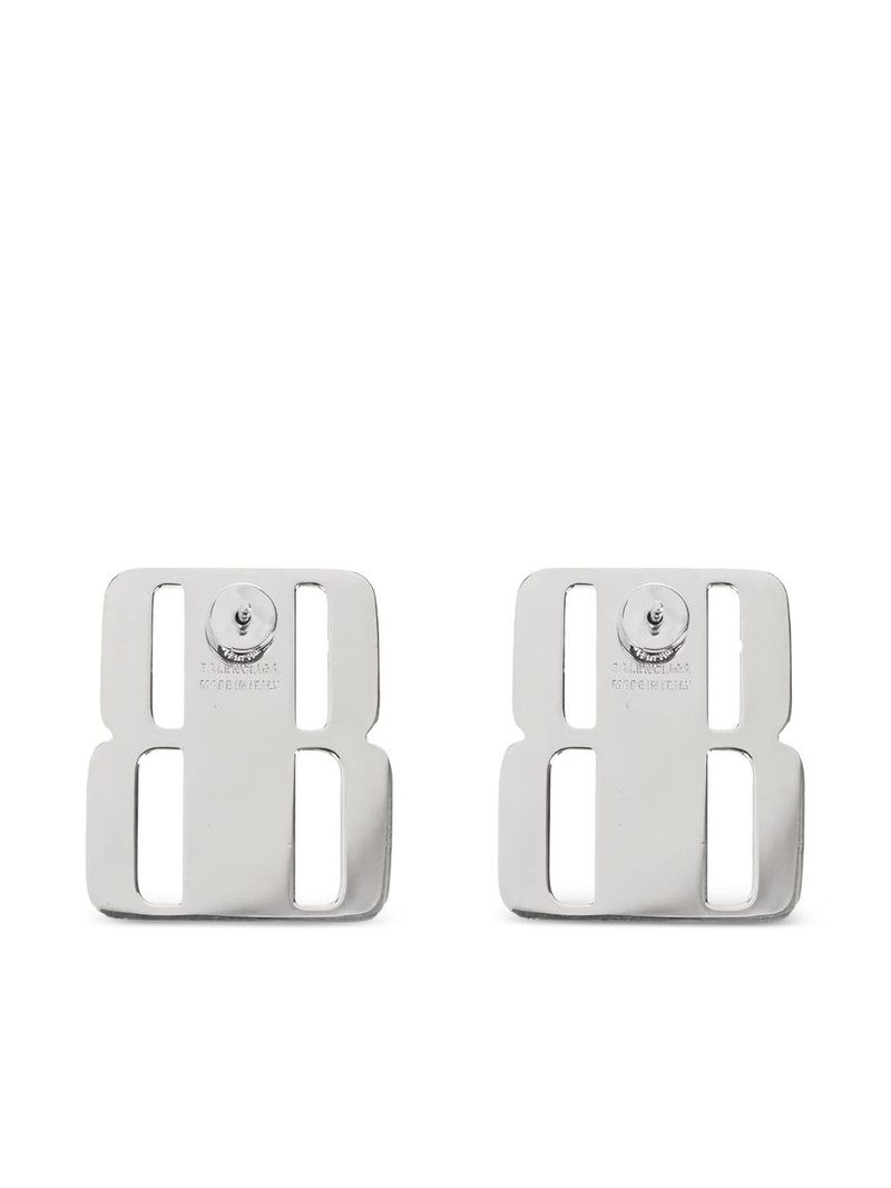 BALENCIAGA number-plaque earrings outlook