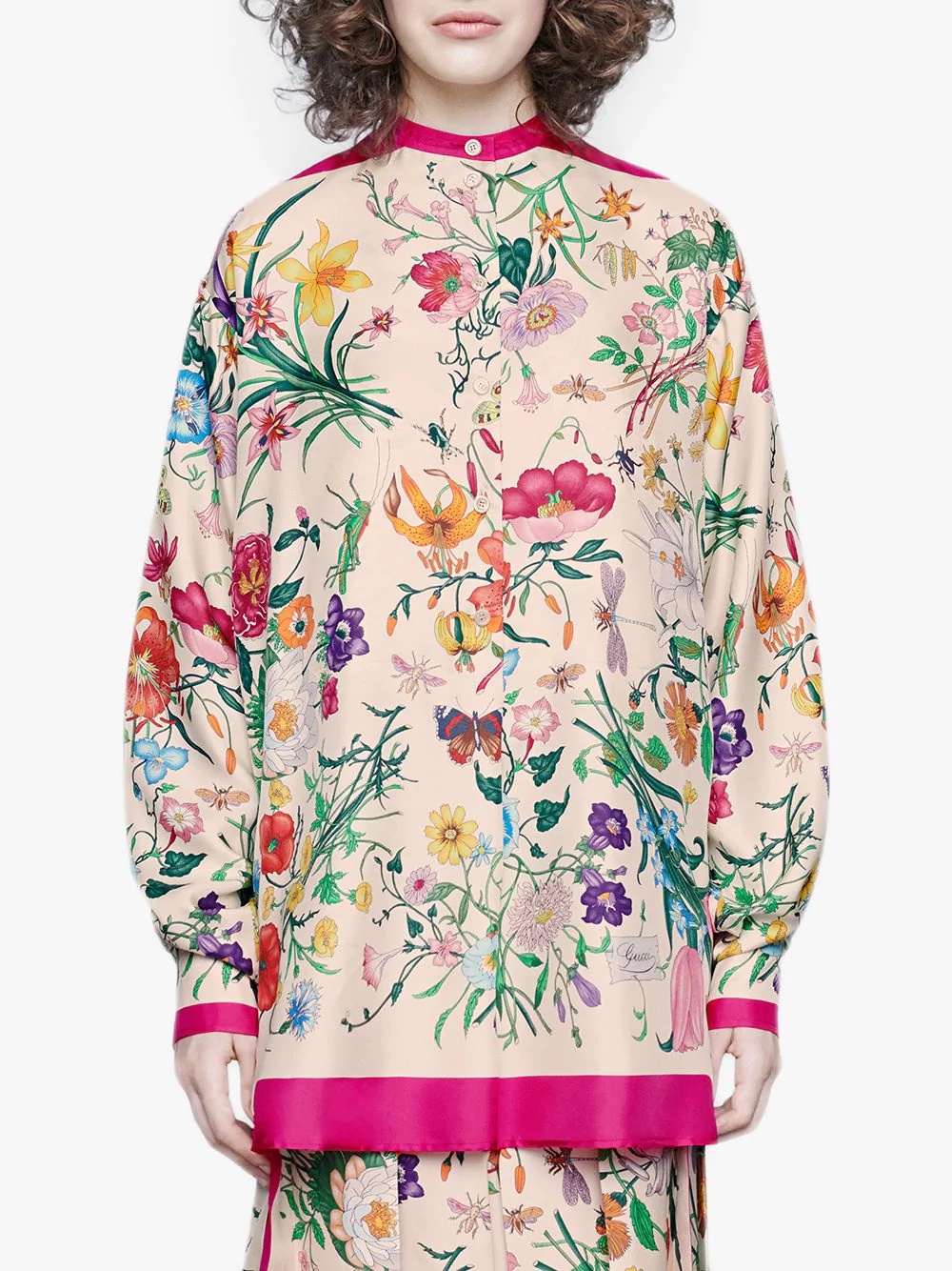 Oversize shirt with Flora print - 3