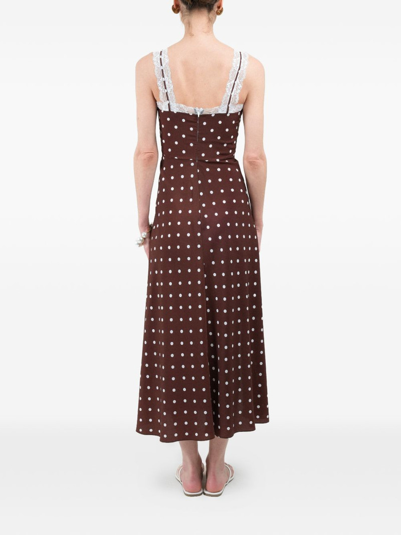 polka-dots lace maxi dress 6