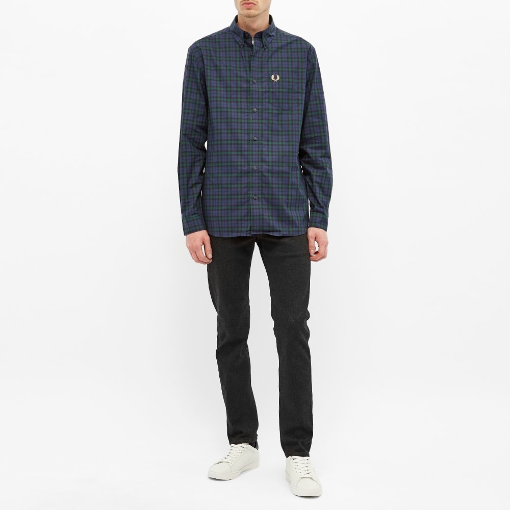 Fred Perry Authentic Button Down Winter Tartan Shirt - 7