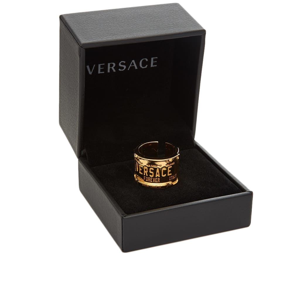 Versace Number Plate Ring - 3