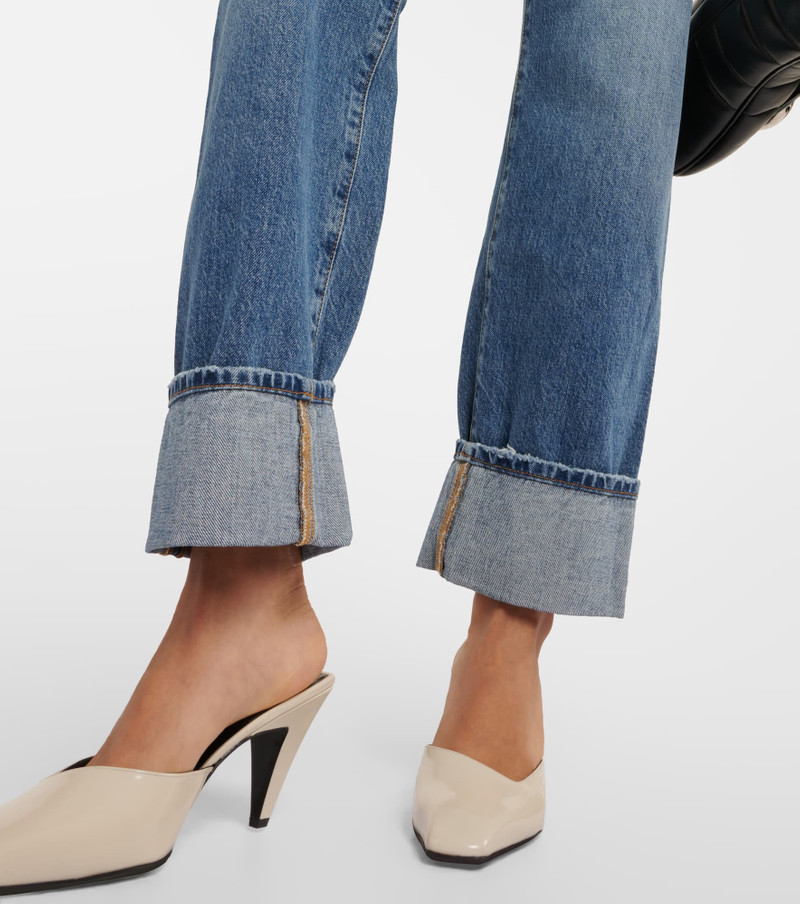 Horsebit straight jeans 5