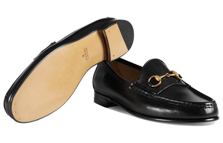 (WMNS) Gucci 1953 Horsebit Loafer 'Black Leather' 309701-BLM00-1000 - 6