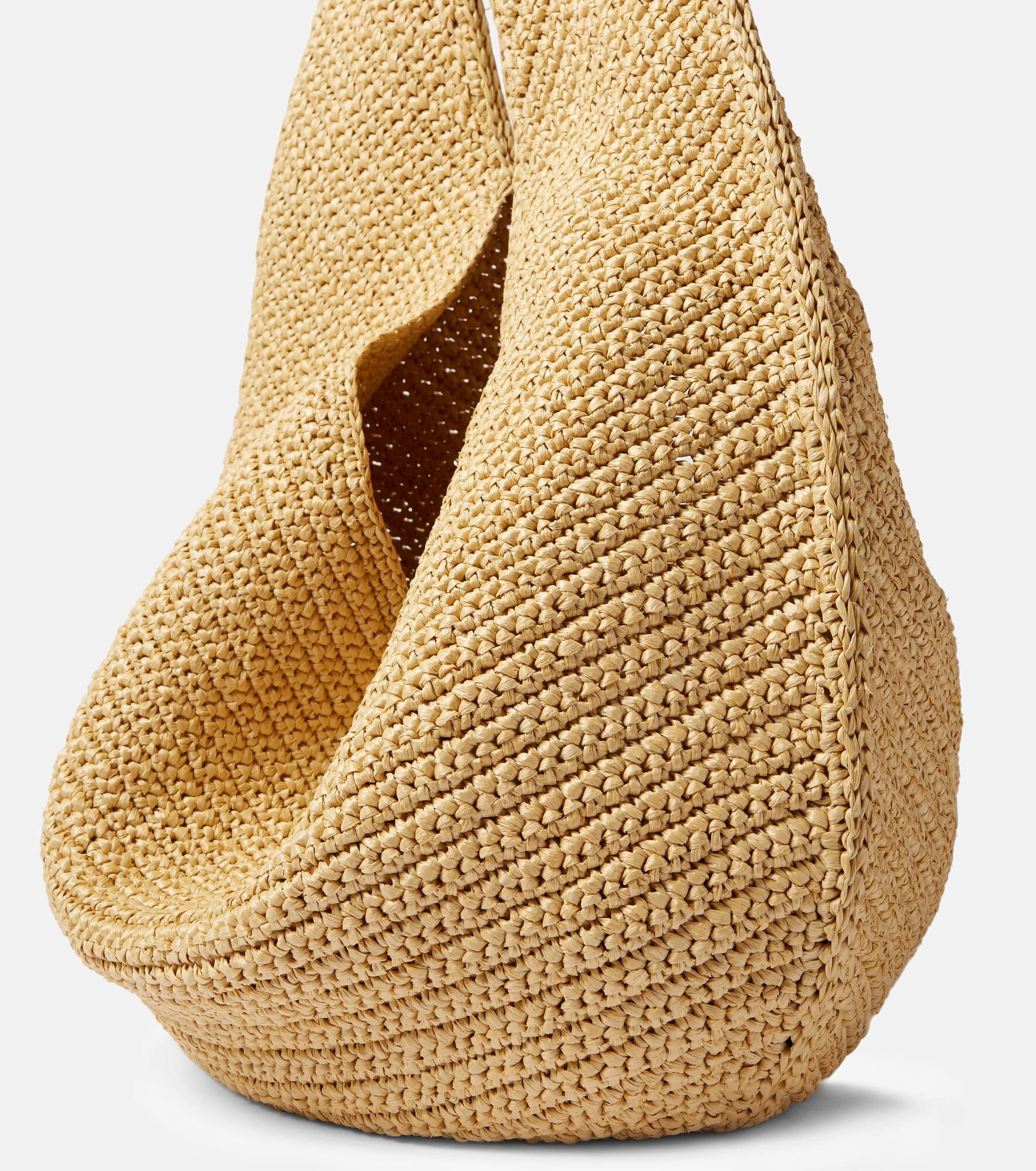 Olivia Large raffia tote bag - 6