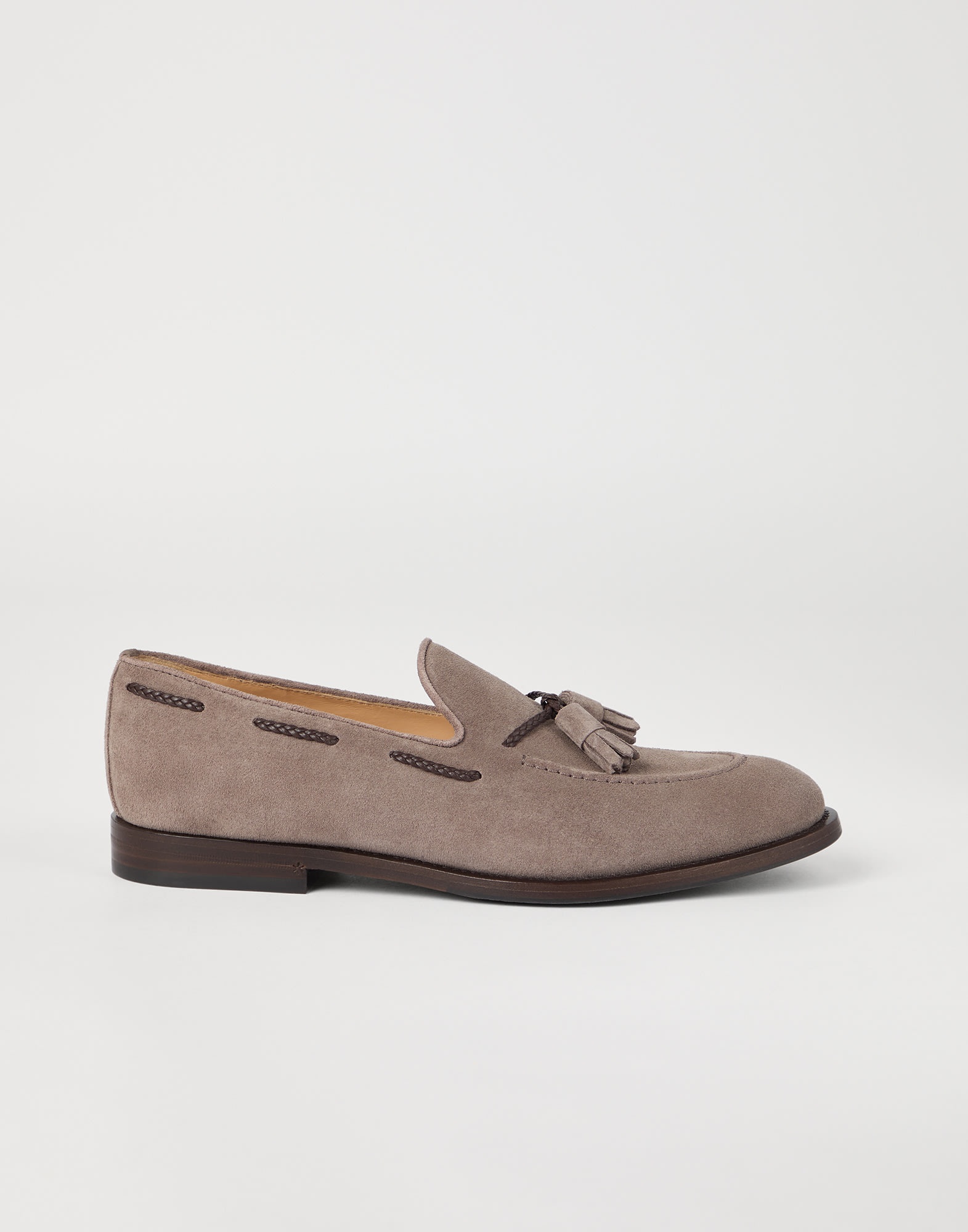 Brunello Cucinelli Suede loafers with tassels | REVERSIBLE