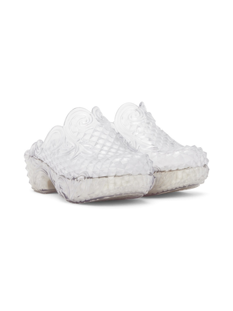 Transparent Melissa Edition Court Clogs 4