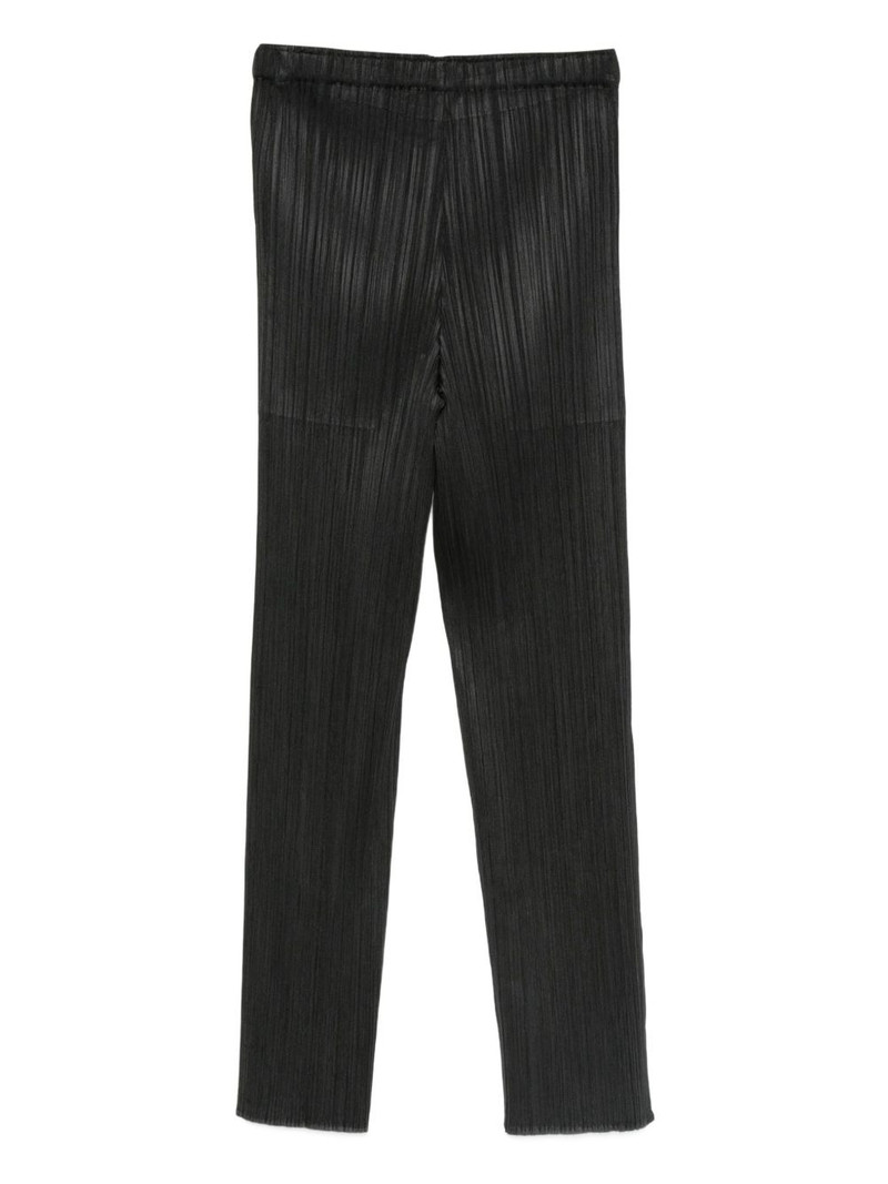Pleats Please Issey Miyake plissé trousers outlook