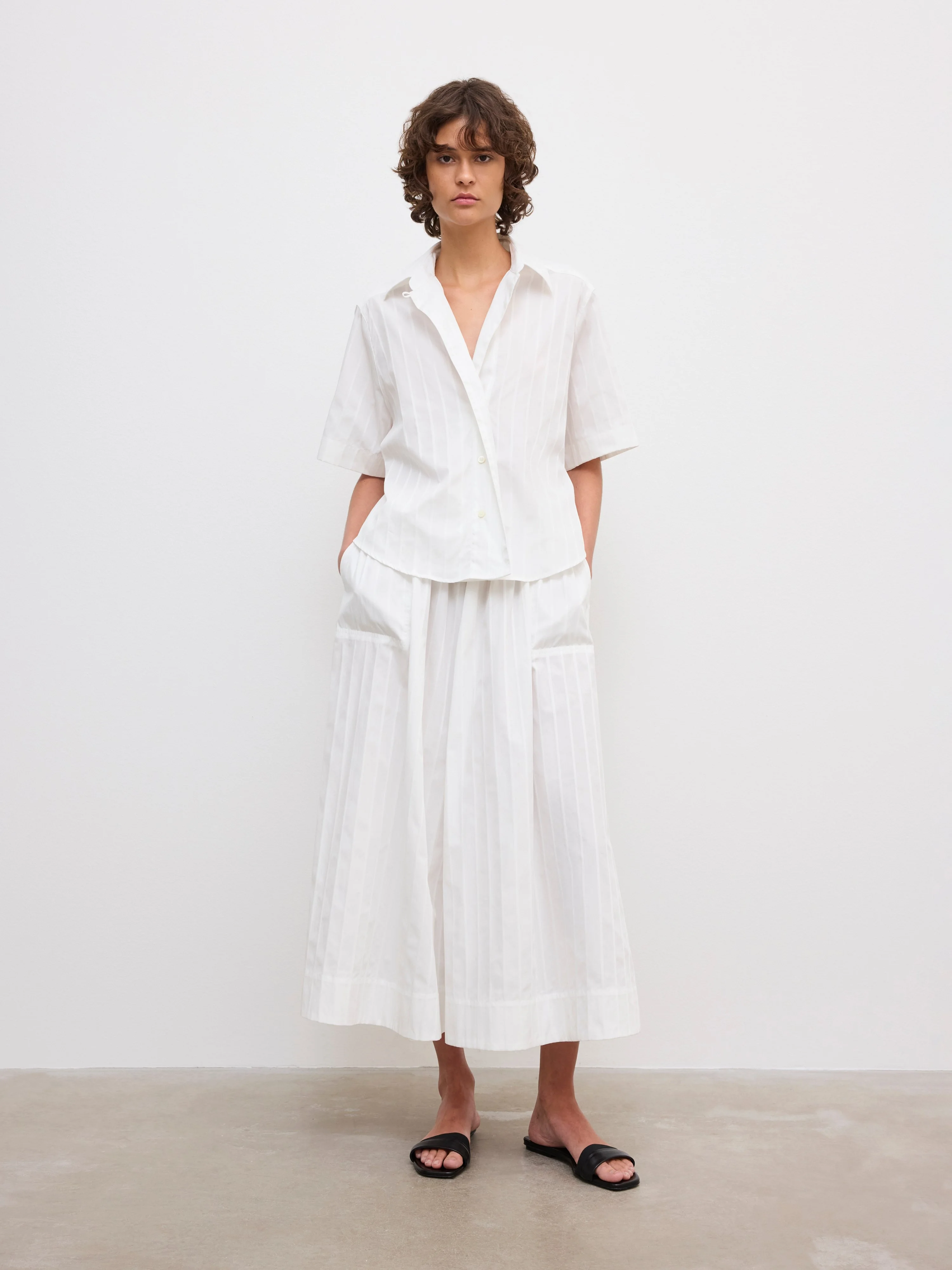 Cotton Maxi Skirt - 1