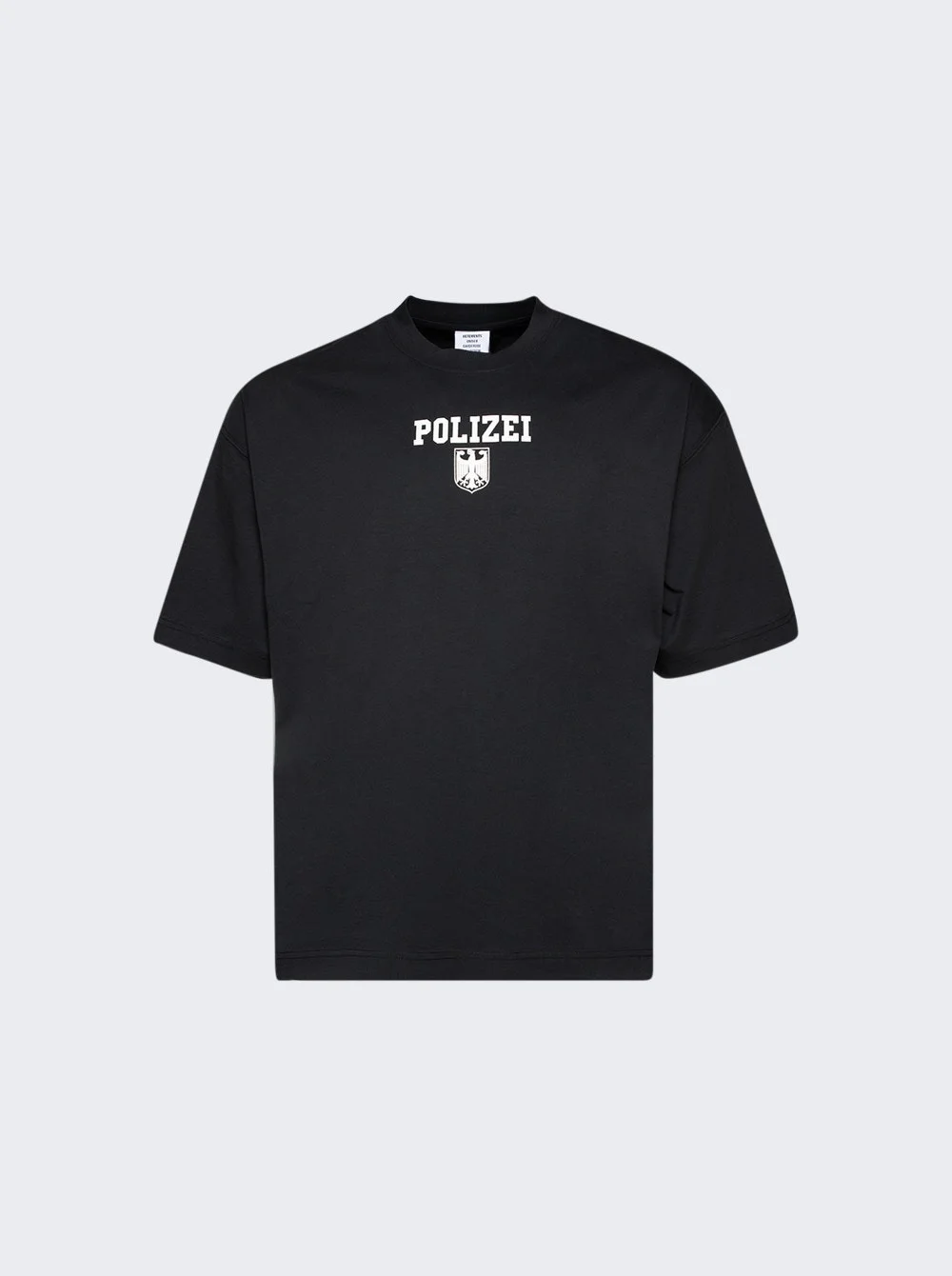 Polizei Regular Tee Washed Black - 1