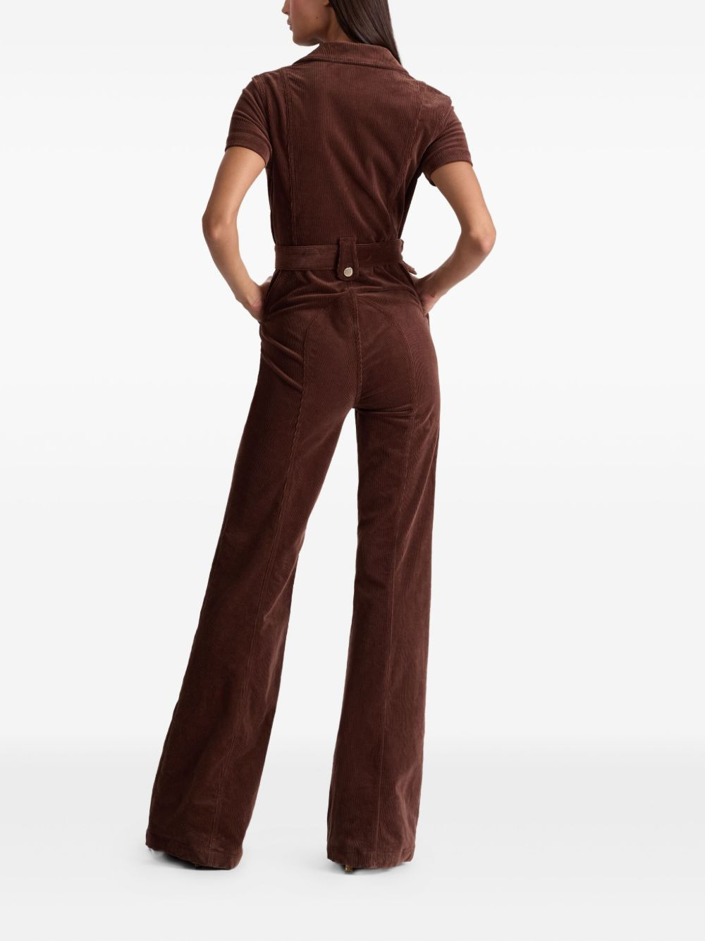 Gorgeous zip-front corduroy jumpsuit - 4