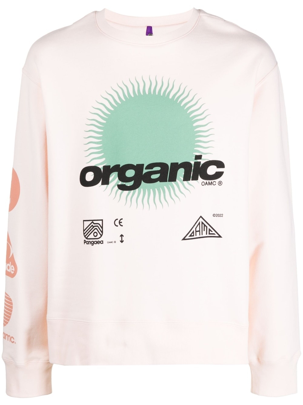 graphic-print cotton sweatshirt - 1