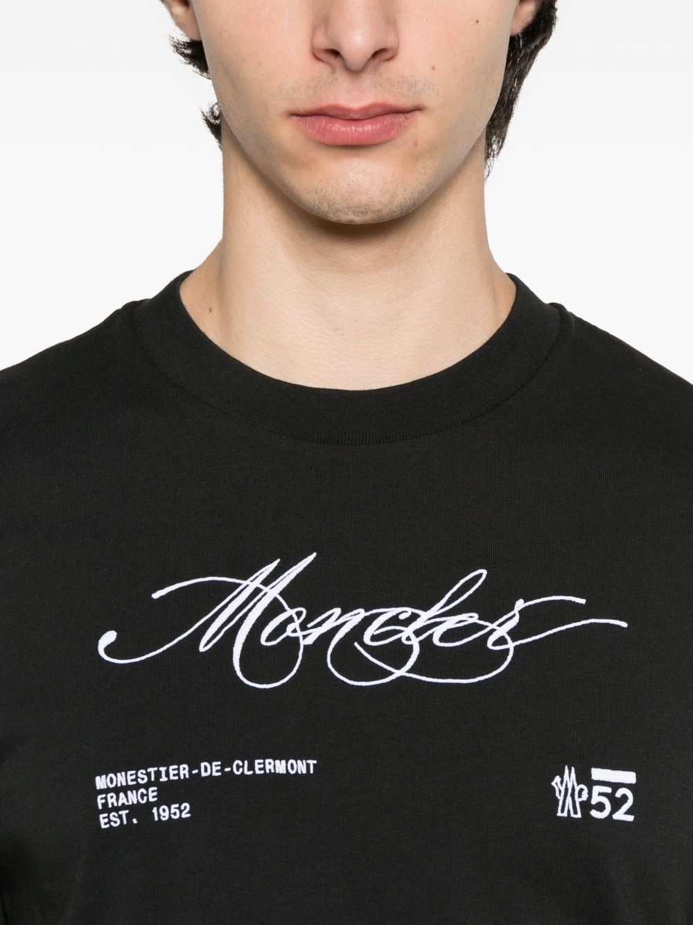 logo-print cotton T-shirt - 4
