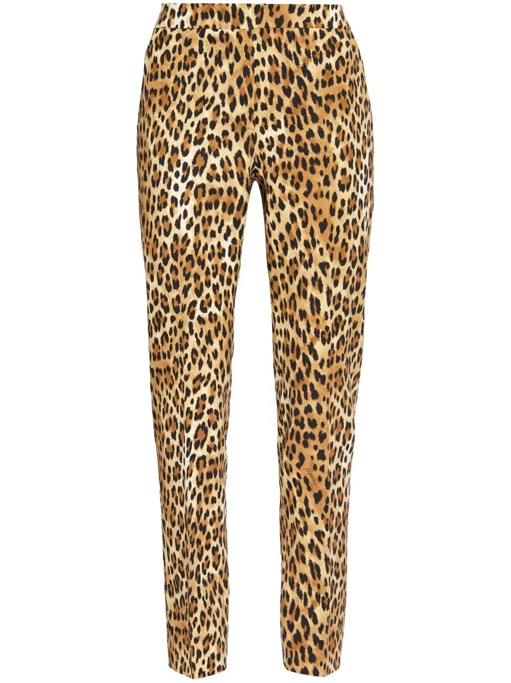 animal-print trousers - 1