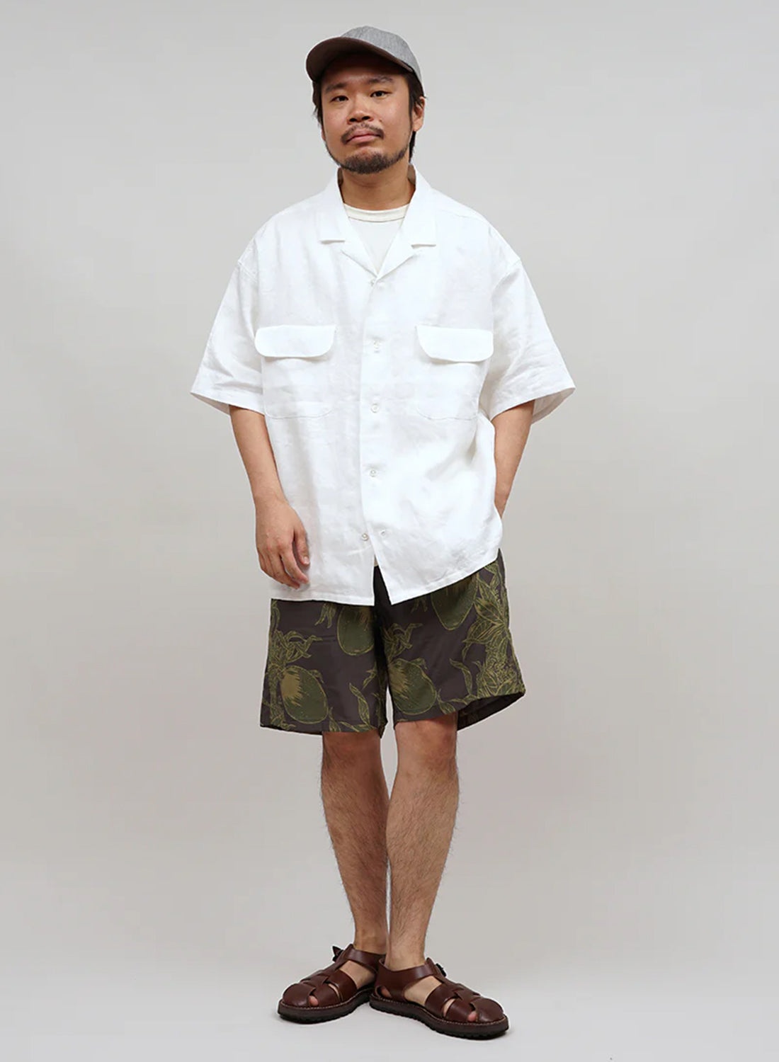 Utility Short Bihar Mango in Grey - 3