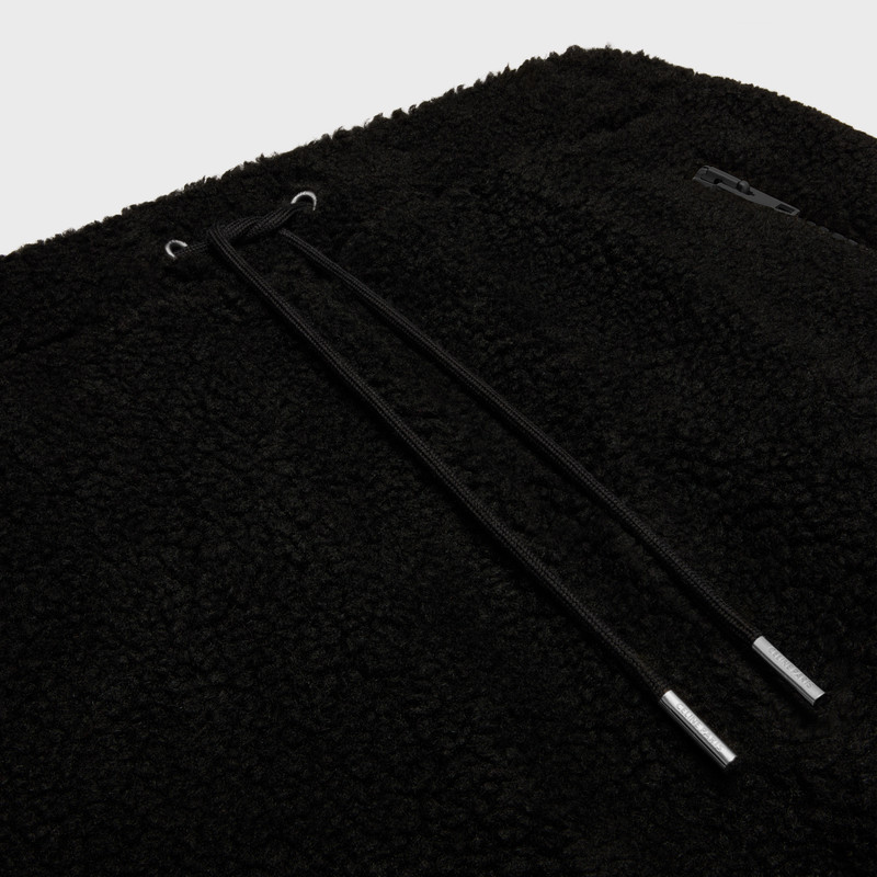 celine loose track pants in jersey fleece 3