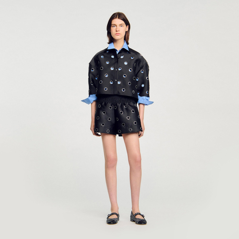 Sandro RHINESTONE SHORTS outlook