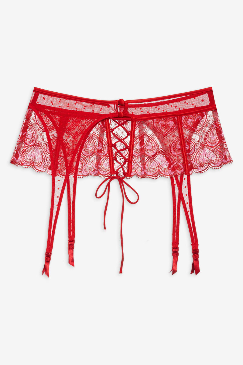 For Love & Lemons Heartbeat Garter Belt outlook