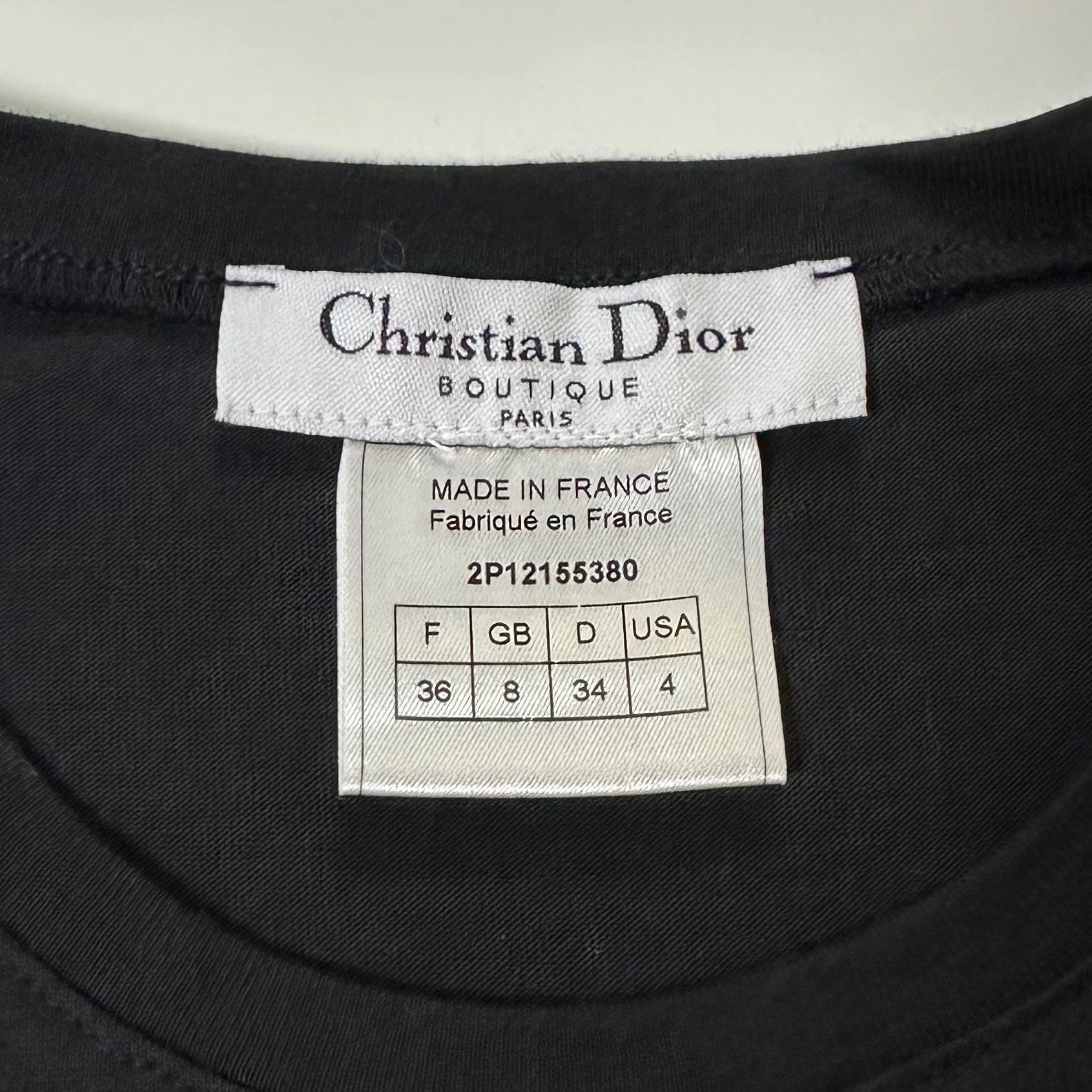 CHRISTIAN DIOR "DIORDRAMA" Cartoon Print Tie Crop Top - 4