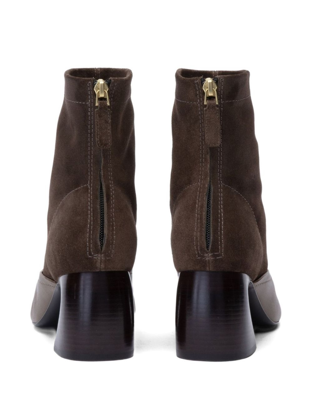 65mm ID crescent-heel suede leather boots - 3