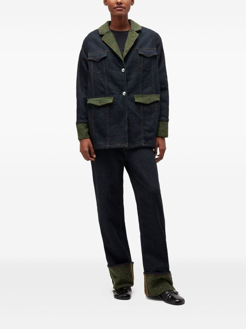 GANNI buttoned jeans outlook