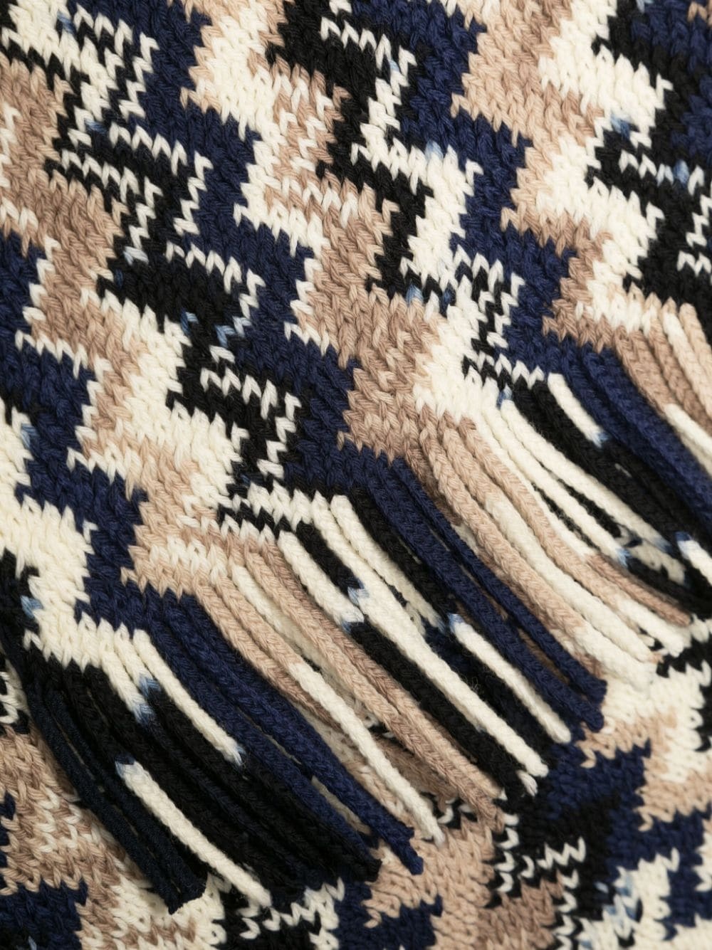 Fringe wool scarf - 2